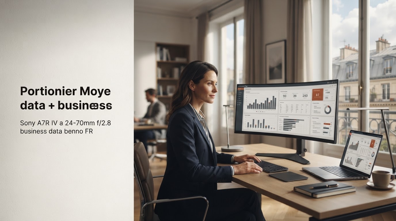 Portionier Moye — tableau de bord d'analyse prédictive consulté en déplacement